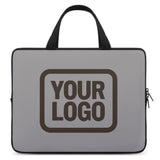 Custom Gray Brown Laptop Bag