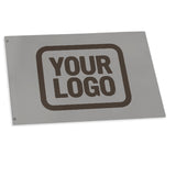 Custom Gray Brown Flag