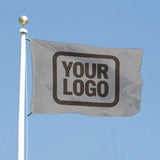 Custom Gray Brown Flag