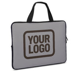 Custom Gray Brown Laptop Bag