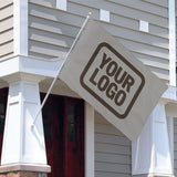 Custom Gray Brown Flag