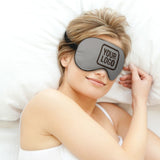 Custom Gray Brown Sleep Mask