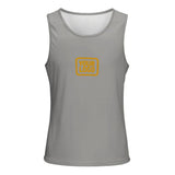 Custom Gray Yellow Men's Tank Top