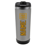 Custom Gray Yellow Stainless Steel Water Cup
