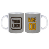 Custom Gray Yellow Mug