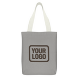Custom Gray Yellow Canvas Tote Bag