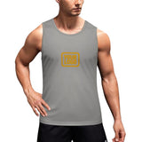 Custom Gray Yellow Men's Tank Top