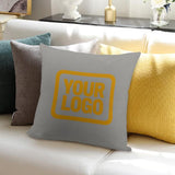Custom Gray Yellow Pillowcase