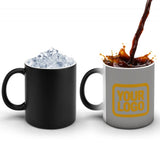 Custom Gray Yellow Magic Mug