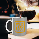 Custom Gray Yellow Mug