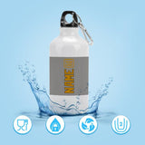 Custom Gray Yellow Sports Bottle