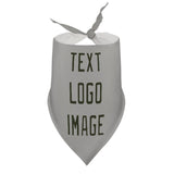 Custom Gray Olive Pet Scarf