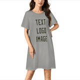 Custom Gray Olive Nachthemd