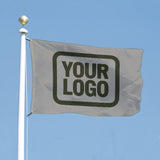Custom Gray Olive Flag