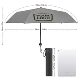 Custom Gray Olive Automatic Umbrella
