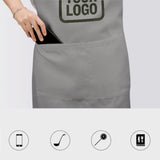 Custom Gray Olive Apron