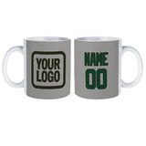 Custom Gray Green Mug