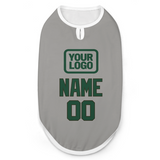 Custom Gray Green Pet Vest