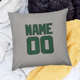 Custom Gray Green Pillowcase