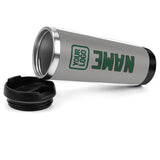 Custom Gray Green Stainless Steel Water Cup