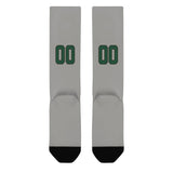 Custom Gray Green Knee-High Sock
