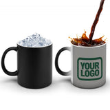 Custom Gray Green Magic Mug