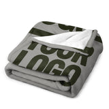 Custom Gray Olive Blanket