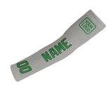 Custom Gray Emerald Green Arm Sleeve