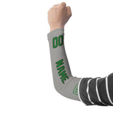 Custom Gray Emerald Green Arm Sleeve