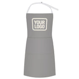 Custom Gray Cream Apron