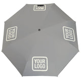 Custom Gray Cream Automatic Umbrella