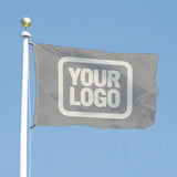 Custom Gray Cream Flag