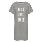 Custom Gray Cream Nachthemd