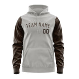 Custom Gray Brown Hoodie 0404010104B31801