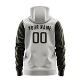 Custom Gray Olive Hoodie 0404020204B31802