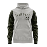 Custom Gray Olive Hoodie 0404020204B31802