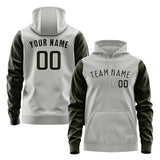 Custom Gray Olive Hoodie