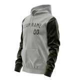 Custom Gray Olive Hoodie 0404020204B31802