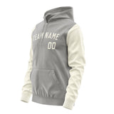 Custom Gray Cream Hoodie 0404030304B31803