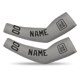 Custom Gray Black Arm Sleeve
