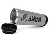 Custom Gray Black Stainless Steel Water Cup