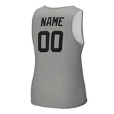 Custom Gray Black Men's Tank Top