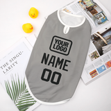 Custom Gray Black Pet Vest