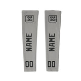 Custom Gray Black Arm Sleeve