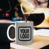 Custom Gray Black Mug