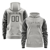Custom Gray Dark Grey Hoodie