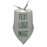 Custom Gray Green Pet Scarf