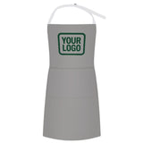 Custom Gray Green Apron