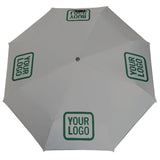 Custom Gray Green Automatic Umbrella