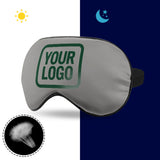 Custom Gray Green Sleep Mask